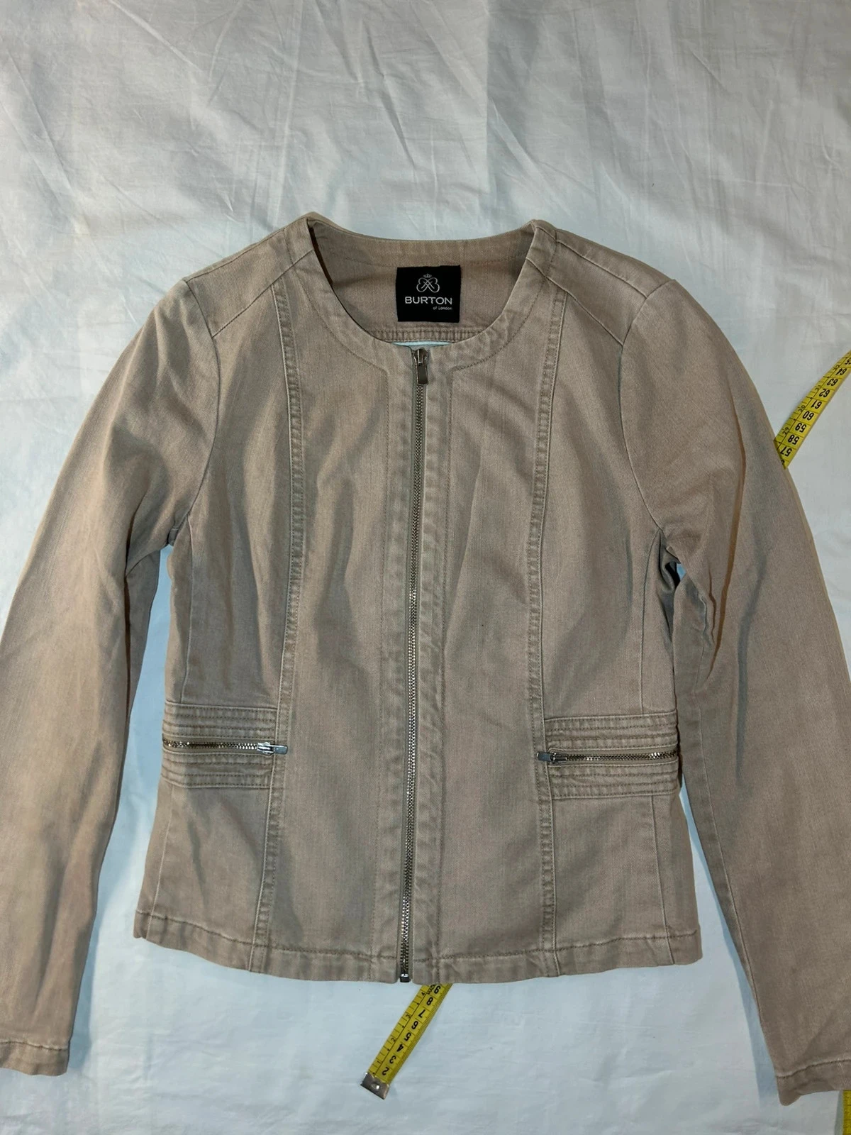 Crème beige spijkervest burton – photo 2